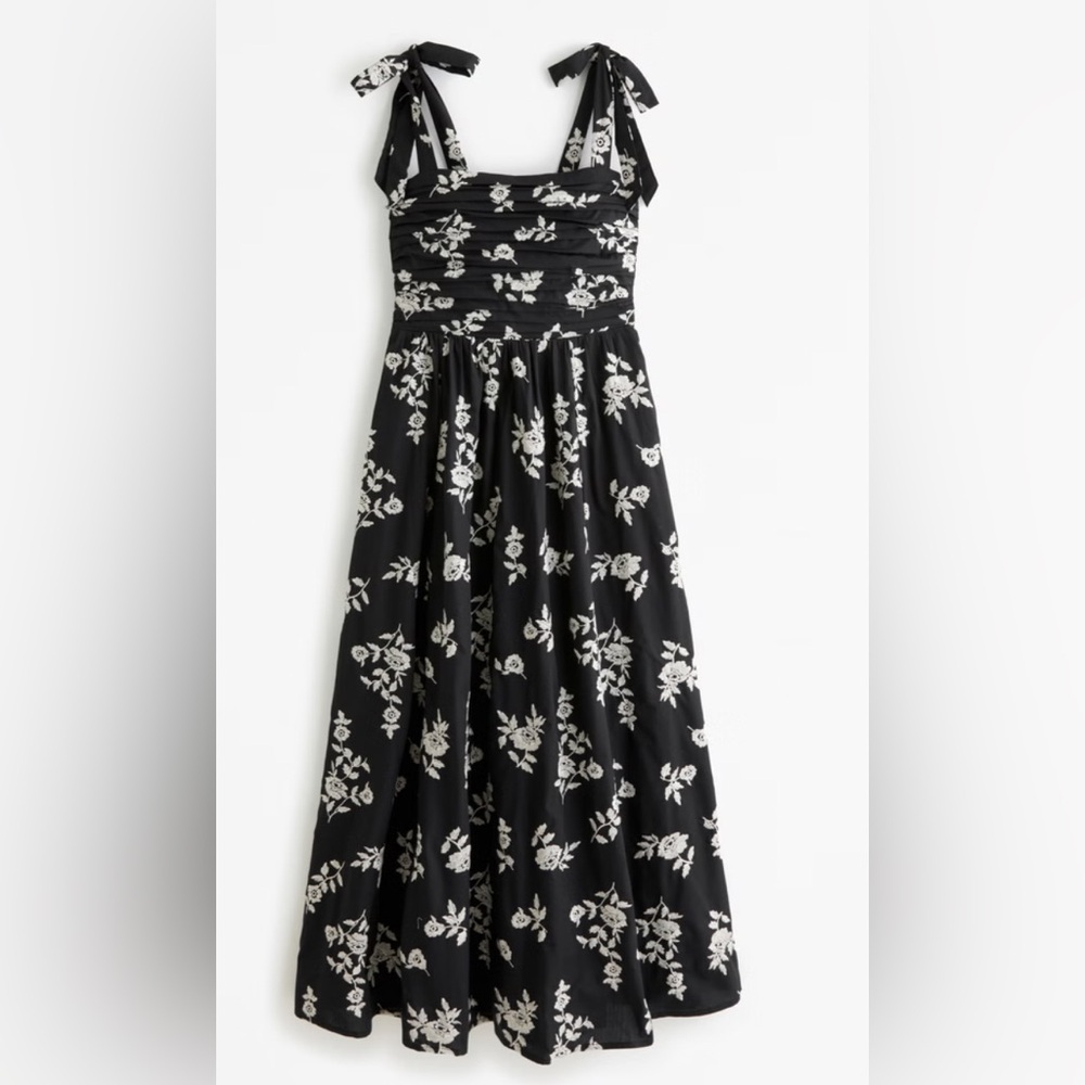 The A&F Emerson Tie-Strap Maxi Dress